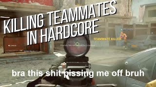 COD: Modern Warfare Gameplay - Killing Teammates in Hardcore Trolling!!