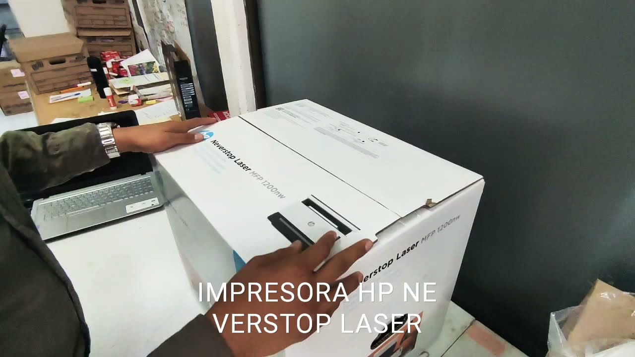 Configuración WIFI DIRECT impresora NEVERSTOP LASER MFP 1200nw - YouTube