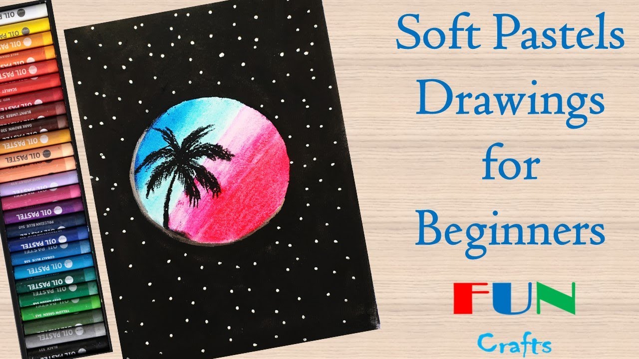 How to draw beautiful drawing with soft pastel for beginners step by ...