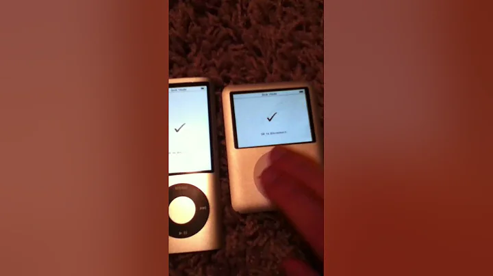 How to get ipod nano into disk mode