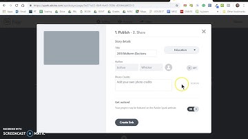 How to publish an Adobe Spark