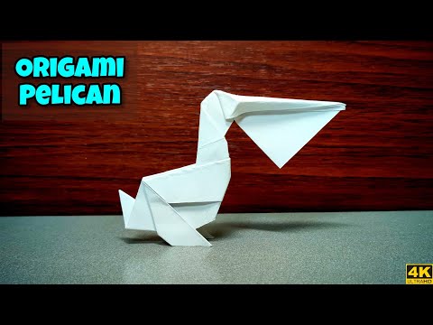Origami Pelican Origami Bird Origami Tutorial Paper Craft 