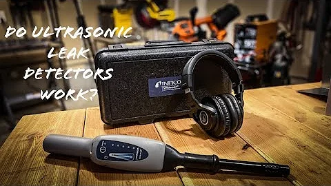 Ultrasonic leak detector - HVAC and Refrigeration work - Inficon Whisper
