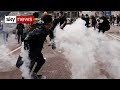 Protesters in hong kong battle police over extradition bill