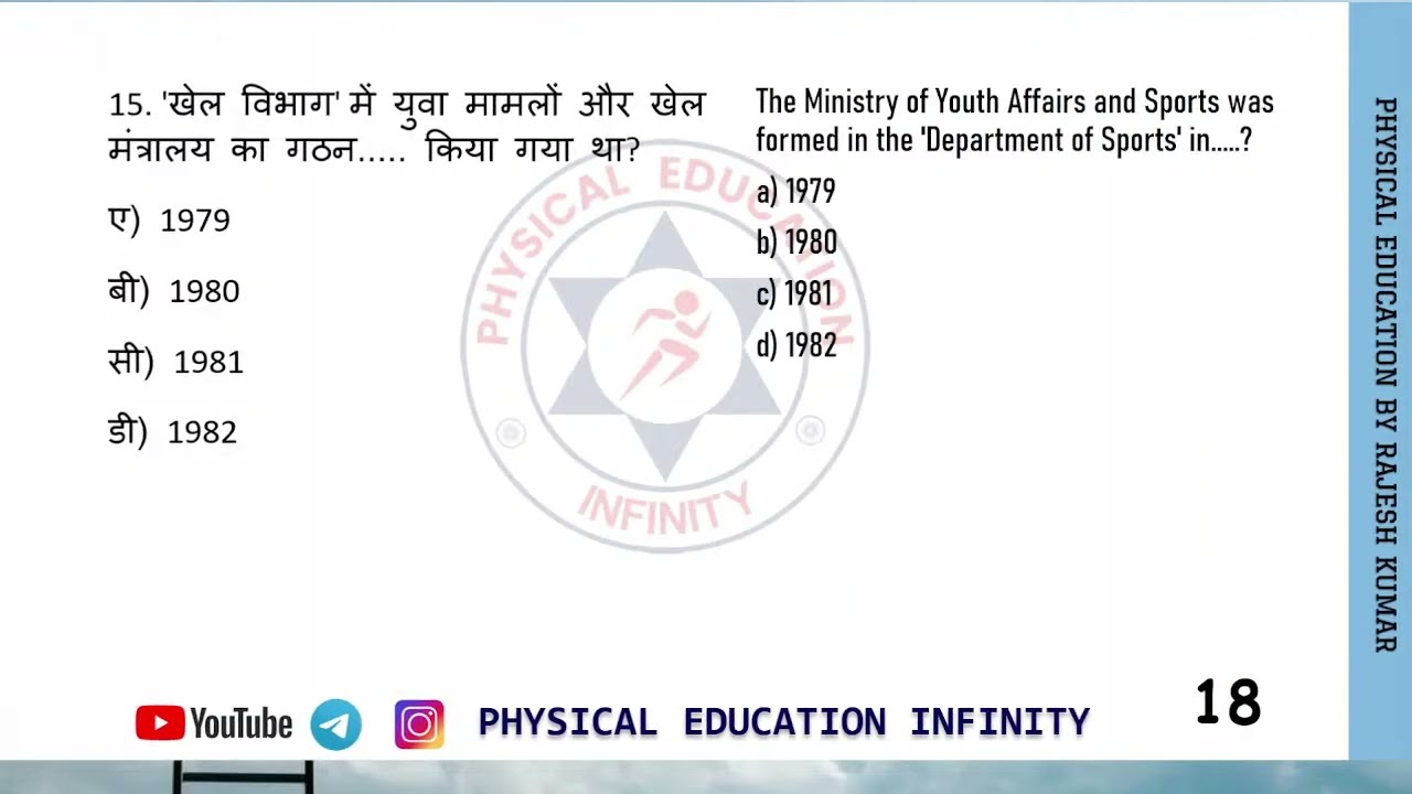 PHYSICAL EDUCATION  LT | KVS | NVS | EMRS | UPTGT | BPSC #24