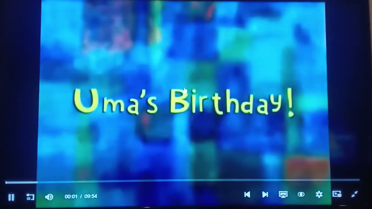 Oobi🥳Uma's Birthday!🎂Title Card!💖(2003!)