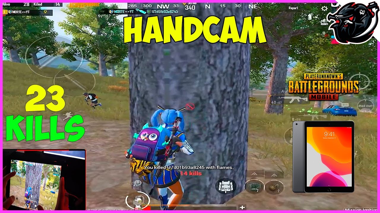 HANDCAM IPad 8th GENERATION 🔥 PUBG MOBILE  | HE TRYED TO KILL ME | MORTEPUBG 😈 4finger + GYRO