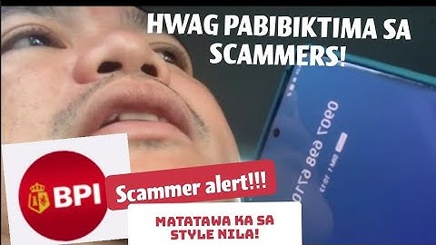 BPI SCAMMER ALERT📱❗️| BPI CREDIT CARD | BPI DEBIT CARD | BPI MASTERCARD | SCAMMER CALL