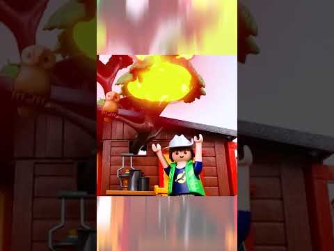 My Treehouse Is On <strong>Fire</strong>!!! Playmobil <strong>Fire</strong> Rescue Station &amp;amp; Ladder <strong>Unit</strong> Toys #shorts