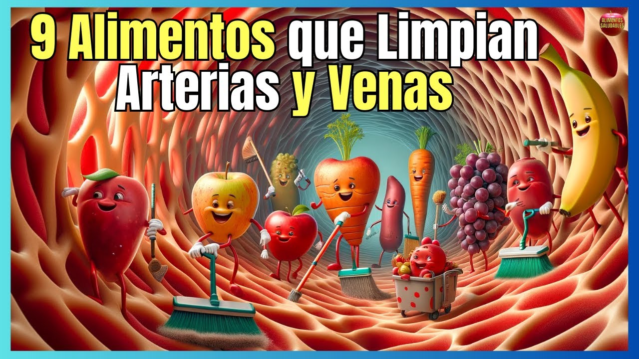 🔴 9 ALIMENTOS QUE LIMPIAN ARTERIAS Y VENAS 🔴 - YouTube