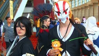 Ichigo Kurosaki and Rukia Kuchiki! BLEACH Cosplays at ConnectiCon 2013