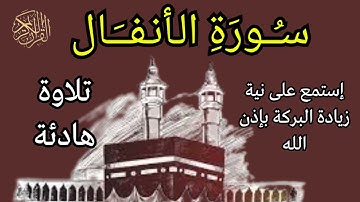 تلاوة هادئة | سورة الأنفال | بصوت جميل جدا جدا | استمع على نية زيادة البركة بإذن الله
