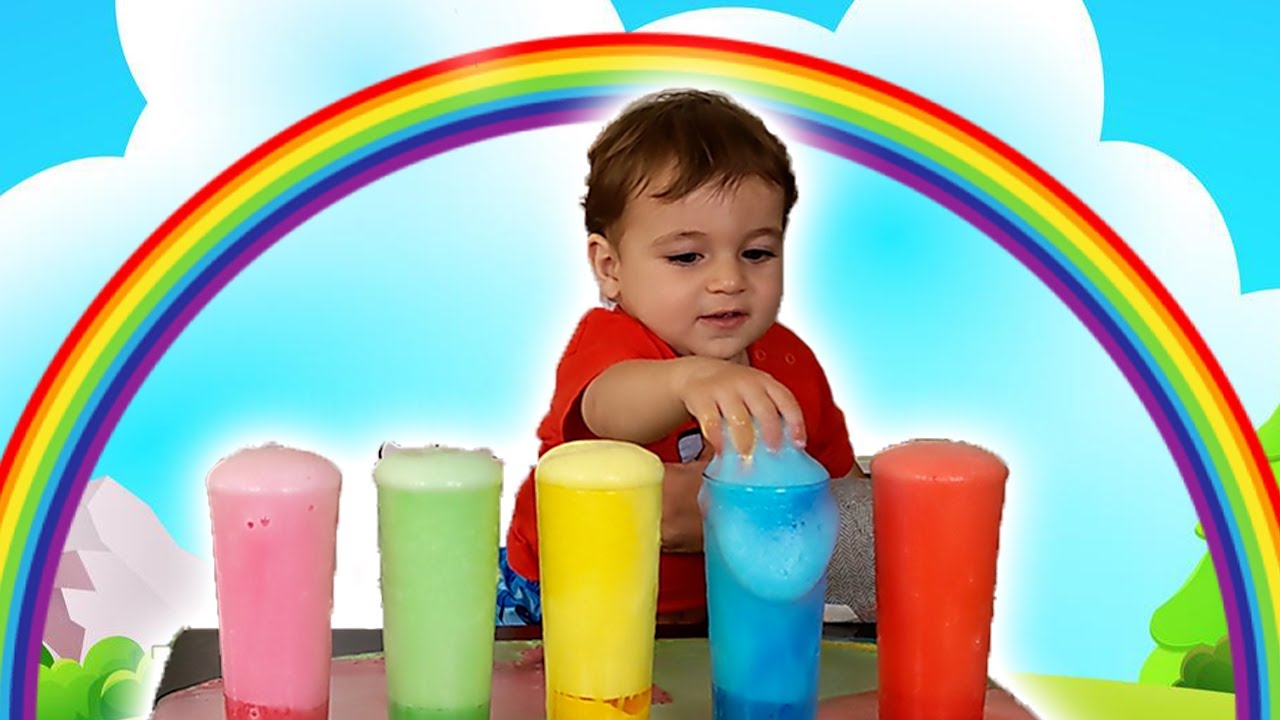Ryan Plays with Colored Foam| Learn Colors for Children| Nursery Rhymes ...