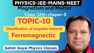 10- Ferromagnetic Substance – Detailed Explanation with Examples | Physics Lecture by Satish Sir screenshot 1