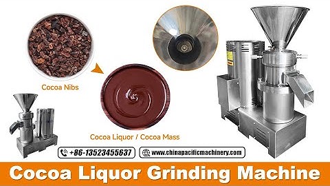 Thailand customer operates cocoa nibs grinding machine in pacific workshop#cocoa#cocoanibs#cocoamass