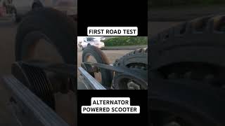 First Road Test, Alternator Powered Scooter