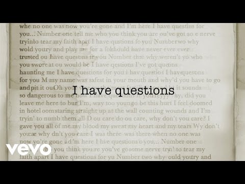 Camila Cabello – I Have Questions (Lyric Video)