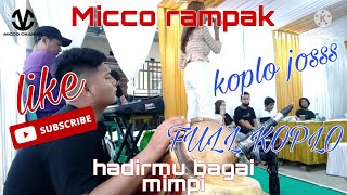 Micco Rampak || Hadirmu Bagai Mimpi || VOC. Saras Aulia || Full koplo