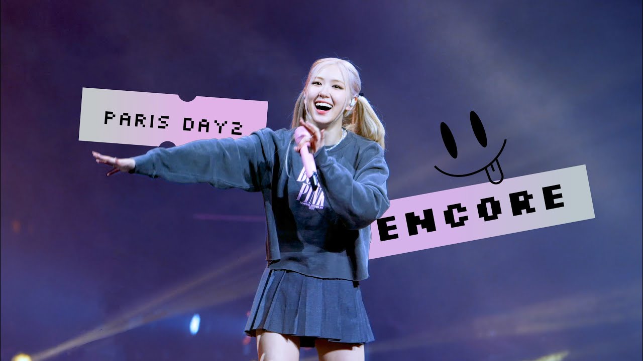 221212 BLACKPINK ROSÉ 로제 Paris Day2 직캠 fancam - Yeah Yeah Yeah Stay 붐바야 마지막처럼