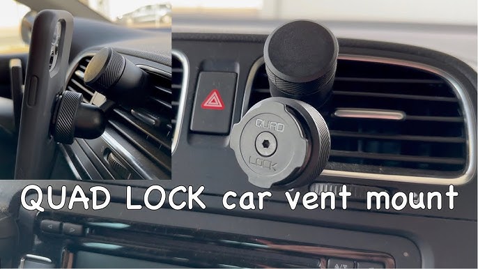 Quad Lock Vent Mount with MAG and Wireless Charging 