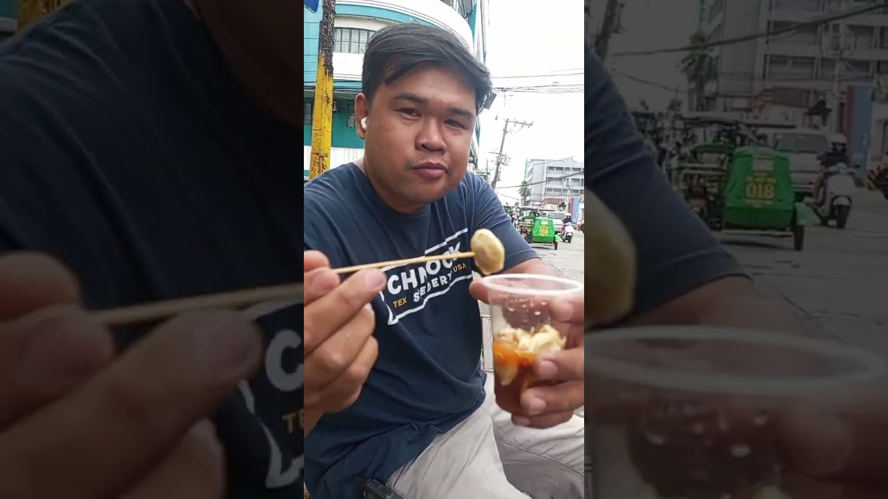 Inabot na ng gutom Buti nalang nang libre si jimboy ng fishbol 