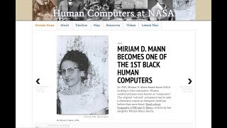 Granddaughter of NASA "Hidden Figure," Duchess Harris, shares story of Miriam Mann