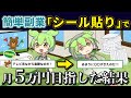 【在宅副業】シール貼りで月5万円を目指したずんだもんの末路