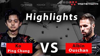 Trận đấu kinh điển giữa Ko Ping Chung vs Albin Ouschan | Highlights | Hanoi Open Pool 2023