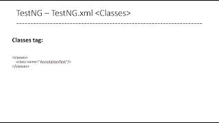 TestNG Classes Tag in testng.xml | Execute Single & Multiple Test Classes | TestNG Tutorial 2026
