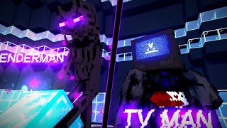 Enderman Vs TV Man | Minecraft Animation - Skibidi Toilet Vs Minecraft