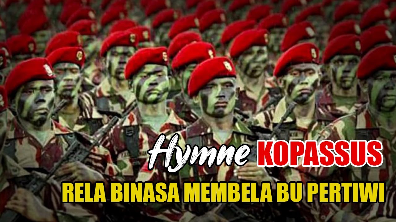 LIRIK HYMNE KOPASSUS | Bikin Bangga
