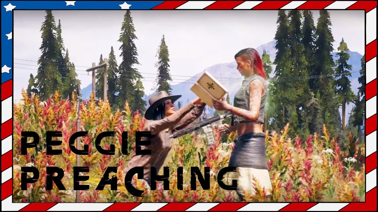 Far Cry 5 | Peggie Preaching to Sinner | With Transcription - YouTube