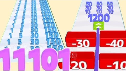 Lets Play Super Satisfying Math Games - Number Run Vs Number Master