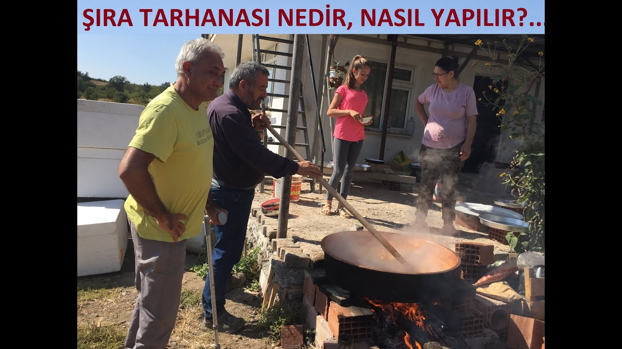 ALİ YILDIRIM, ŞIRA TARHANASI NASIL YAPILIR?