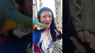 Radfahren 🚴‍♀️ auf texanische Papageienart 26.07. #lustigesvideo