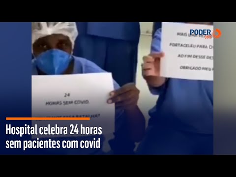 Hospital celebra 24 horas sem pacientes com covid