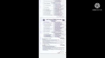 LNMU part 2 exam routine 2021 Session:-2019-2022