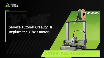 Service Tutorial Creality Hi Replace the Y axis motor
