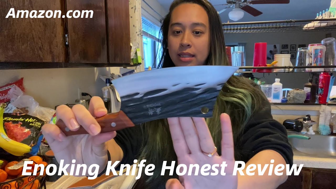 Enoking Meat Cleaver Hand Chef Knife Honest ReviewEnoking Knife