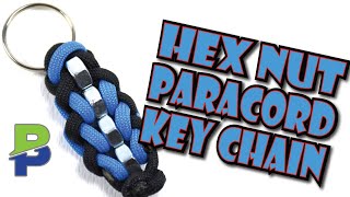 The Hex Nut Paracord Keychain - Let&#39;s Make It - BoredParacord.com