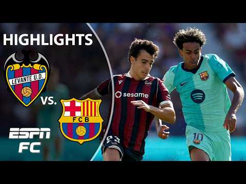 2 GOALS FOR LAMINE YAMAL ⚽⚽ Levante vs. Barcelona | LALIGA Highlights | ESPN FC
