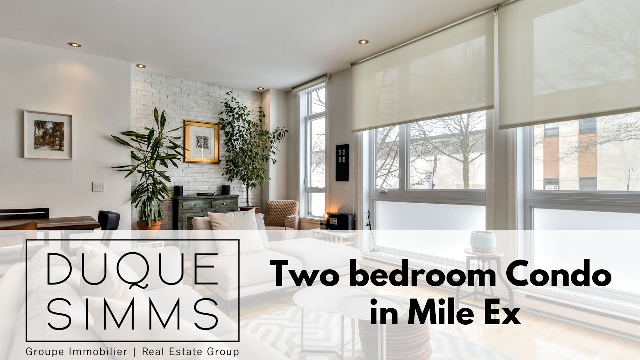 *SOLD* Move in ready 2 bedroom condo in Montreal's Mile Ex, presented