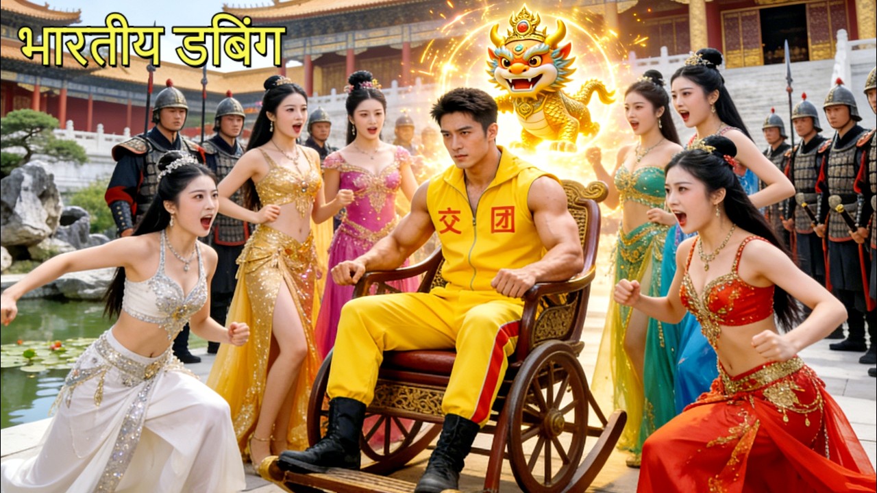 डिलीवरी बॉय 9000 साल पीछे गया, महारानी का दिल जीता, दुनिया का राजा बन बैठा!#movie #film #drama