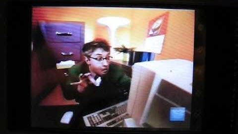 Sharp Zaurus playing video