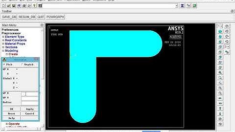 ansys analysis of L bracket