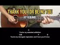 Thank You For Being You - OctaSounds | Guitar Tutorial