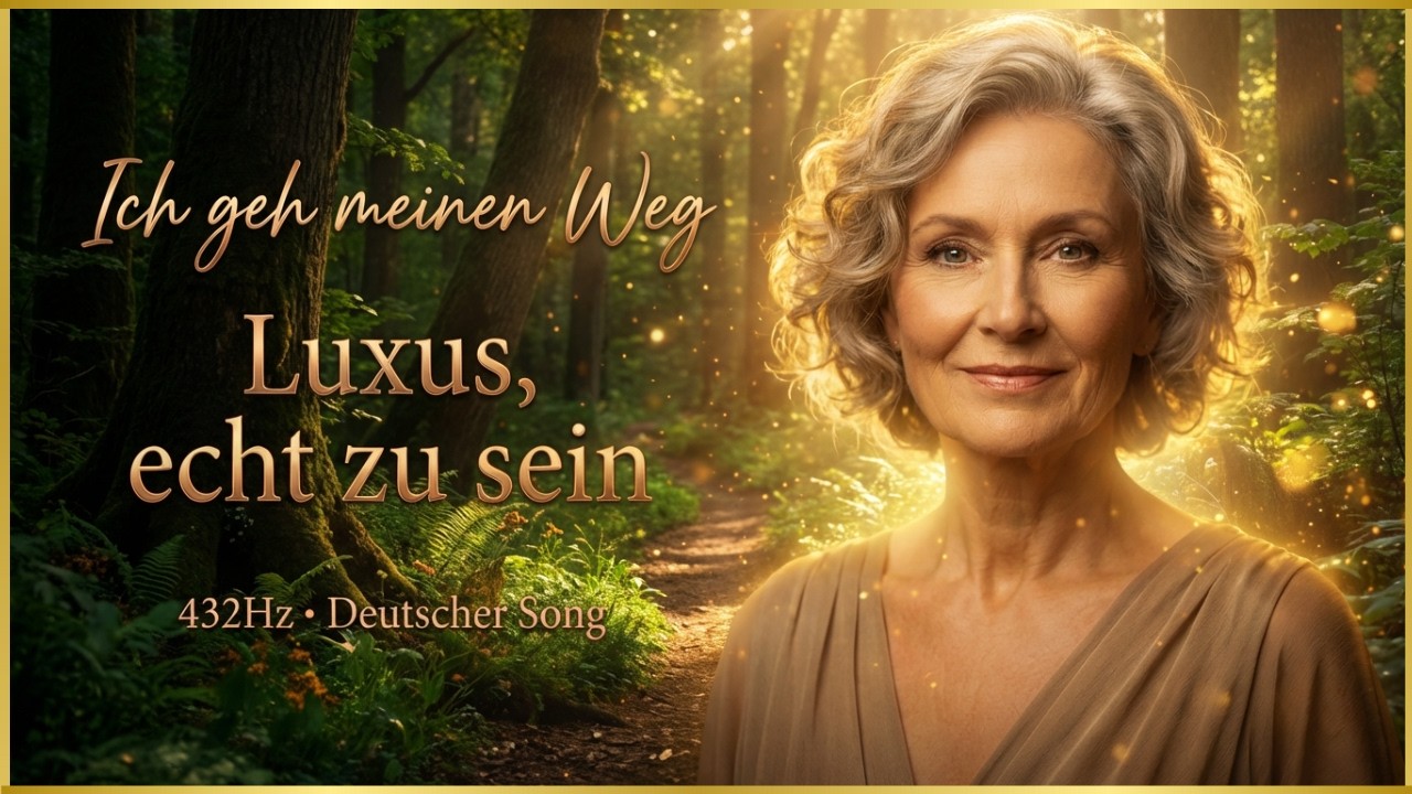 Ich geh meinen Weg | Deutsches Lied 432 Hz – Luxus, echt zu sein