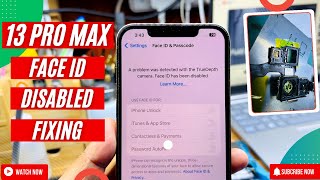 Celebrity Fix Face ID Disabled on iPhone 13 Pro Max Profile