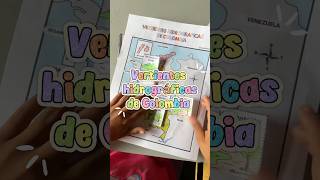 ￼ Actividad: vertientes hidrográficas de Colombia. #geografia #sociales