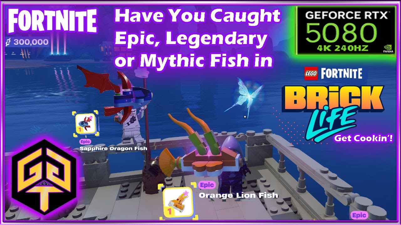 Fortnite Brick Life Catch Epic Legendary Mythic Fish How to in Lego Get Cookin New Careers Update 4K